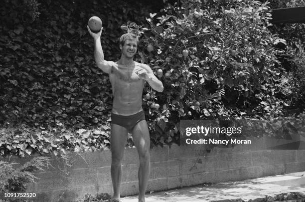 American actor Harrison Ford in his home in Los Angeles, US.