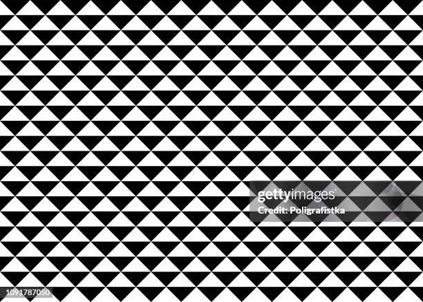 Triangular Checkers Black And White Checkers Photos and Premium High Res Pictures - Getty ...
