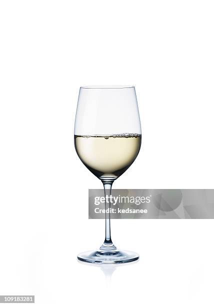 white wine isolated - white wine stockfoto's en -beelden