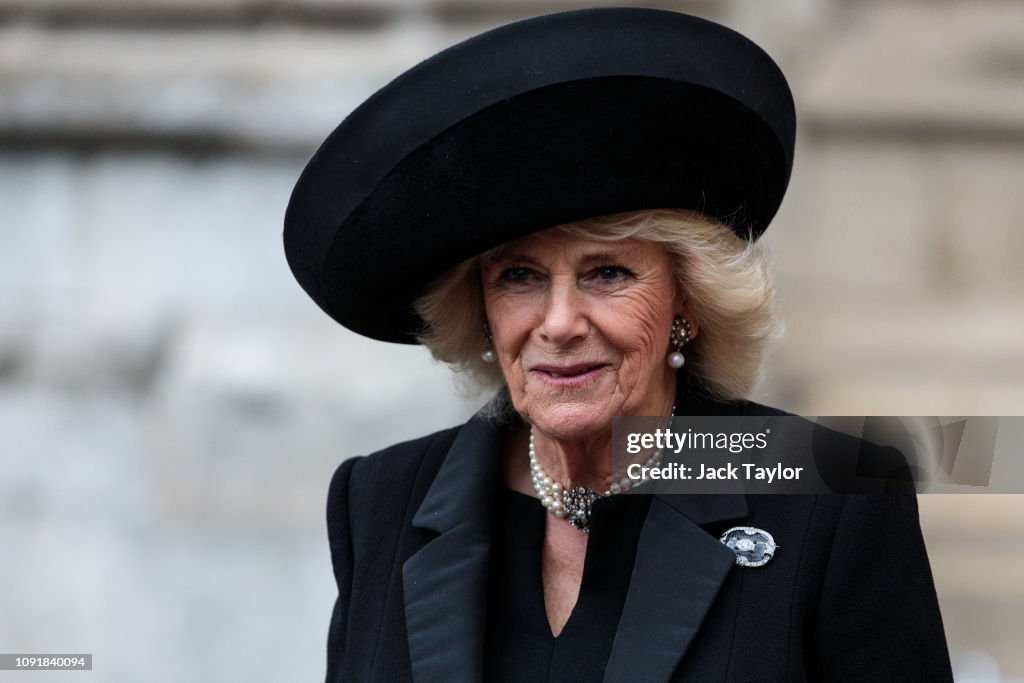 A Memorial Service Is Held For Conservative Peer Lord Carrington