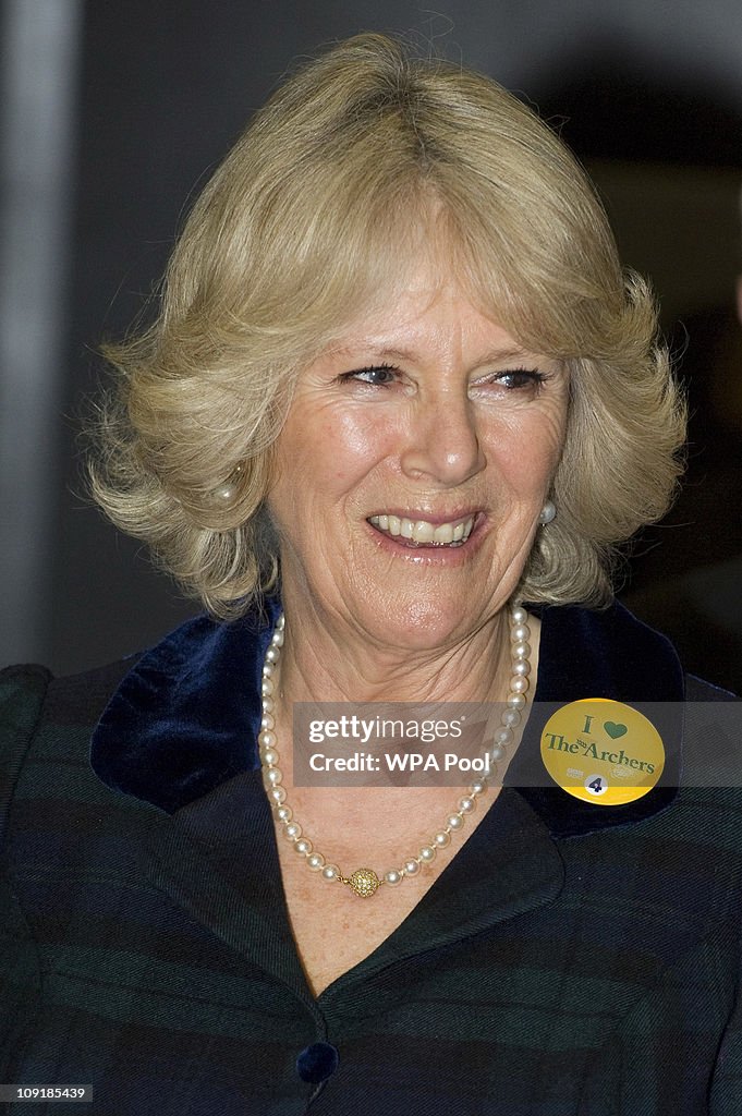 Camilla, Duchess of Cornwall Visits BBC Birmingham