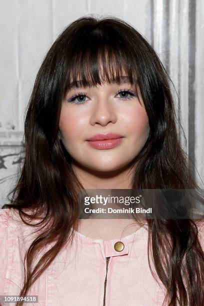 Malina Weissman attends the Build Series to discuss 'A Series of Unfortunate Events' at Build Studio on January 09, 2019 in New York City.