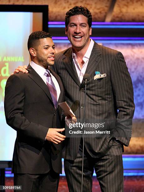 Wilson Cruz and Eduardo Xol during 18th Annual GLAAD Media Awards - Show at Kodak Theatre in Hollywood, California, United States.