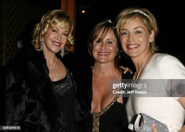 Melanie Griffith, Kelly Stone and Sharon Stone during Sharon Stone and Kelly Stone Host the 1st Annual Class of Hope Prom 2007 Charity Benefit -...