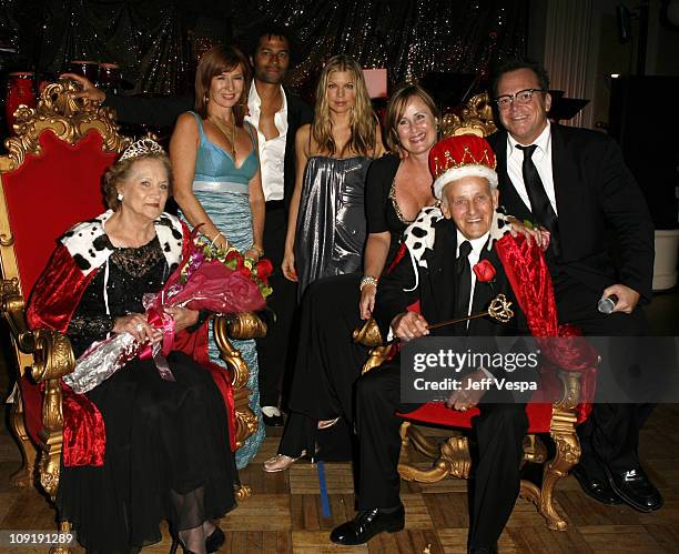 Dorothy Stone, Nicole Miller, Eric Benet, Fergie, Kelly Stone, Joe Stone and Tom Arnold