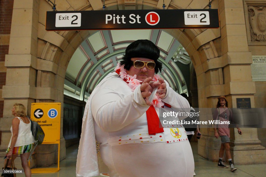 Fans Board The Elvis Express To The 2019 Parkes Elvis Festival