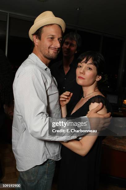 Josh Charles and Natasha Gregson Wagner at Donovan Leitch's 40th Birthday Party hosted by Hpnotiq held at The Muholland Tennis Club on August 16,...