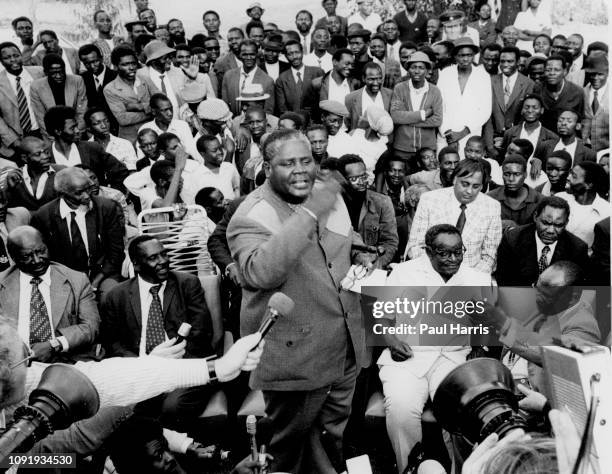 Joshua Mqabuko Nyongolo Nkomo was the leader and founder of the Zimbabwe African People's Union and a member of the Ndebele tribe.
