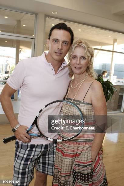 Donovan Leitch and mother Enid Karl at Donovan Leitch's 40th Birthday Party hosted by Hpnotiq held at The Muholland Tennis Club on August 16, 2007 in...