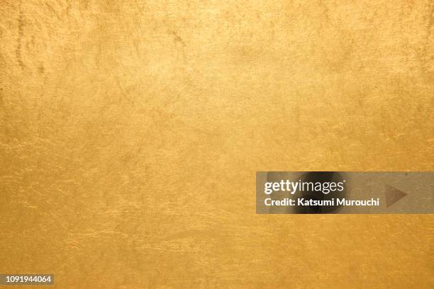 gold foil texture background - foil foto e immagini stock