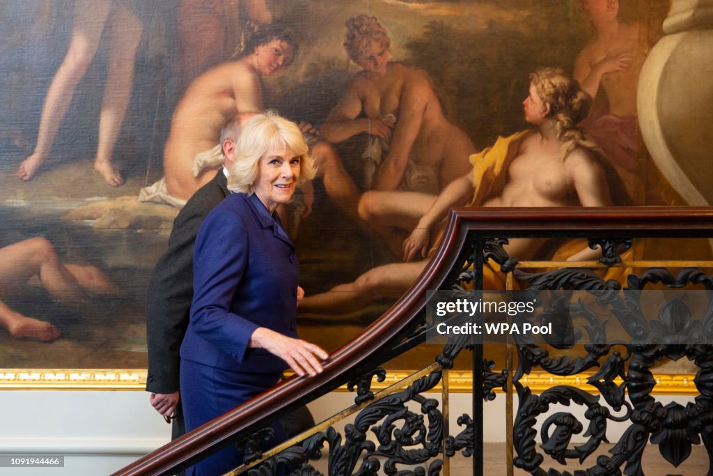 The Duchess Of Cornwall Visits The Royal Academy Of Arts