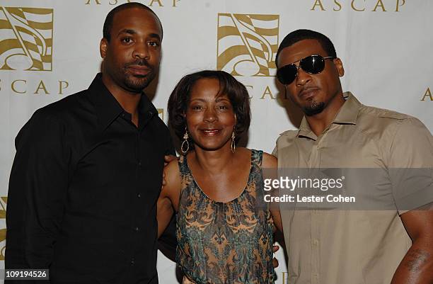 Vidal Davis, Jeanie Weems of ASCAP and Andre "Dre" Harris