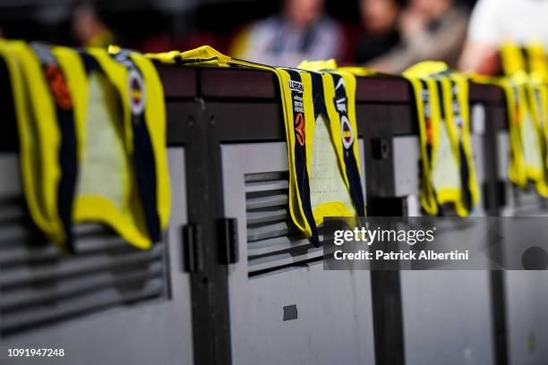 Fenerbahce Beko Istanbul trikot the 2018/2019 Turkish Airlines EuroLeague Regular Season Round 21 game between FC Bayern Munich and Fenerbahce Beko...