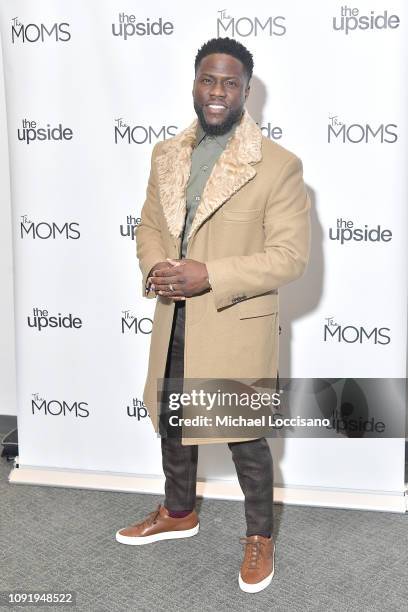 Actor Kevin Hart attends the MOMS release of "The Upside" at the New York Institute of Technology on January 09, 2019 in New York City.