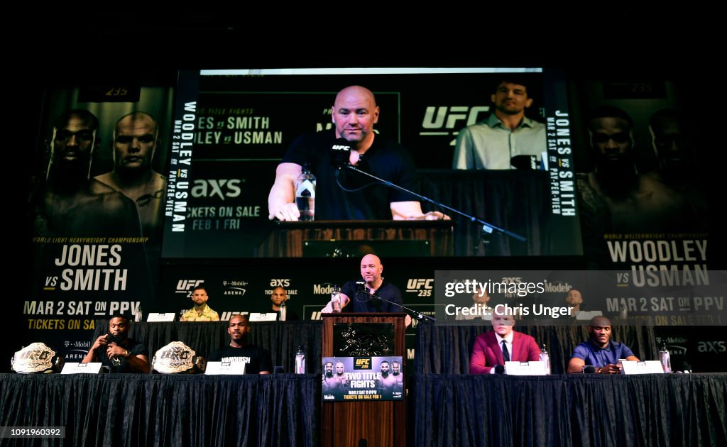 UFC 235: Press Conference