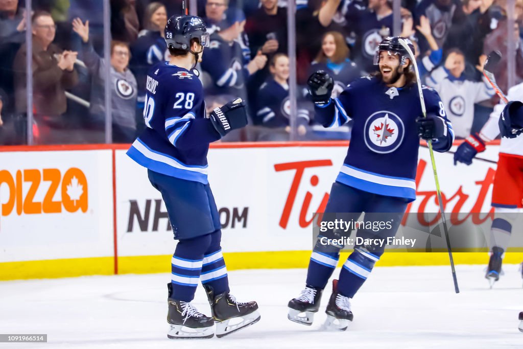 Columbus Blue Jackets v Winnipeg Jets