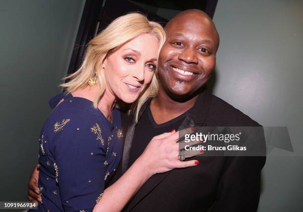 Jane Krakowski and Tituss Burgess pose at The 34th Annual CSA Artios Awards at Stage 48 on January 31, 2019 in New York City.