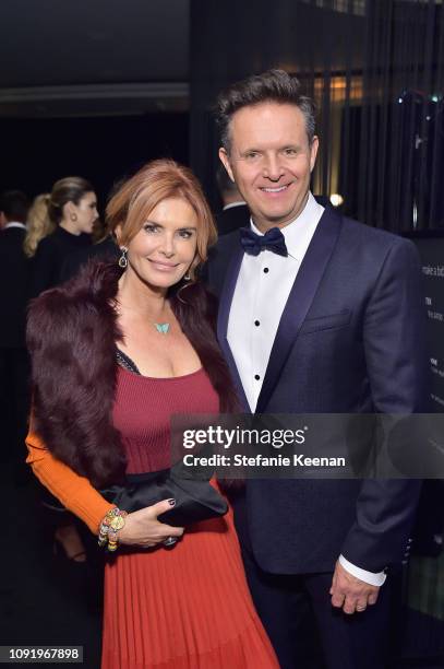 Roma Downey and Mark Burnett attend Learning Lab Ventures 2019 Gala Presented by Farfetch at Beverly Hills Hotel on January 31, 2019 in Beverly...