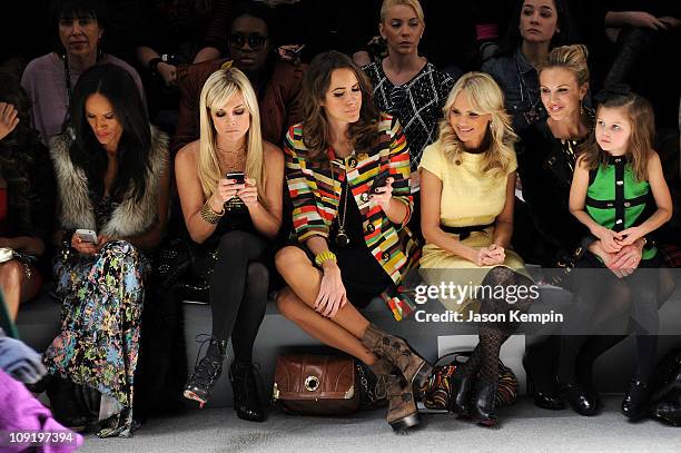 Amanda Garrigus, Tinsley Mortimer, TV personality Louise Roe, actress Kristin Chenoweth, TV personality Elisabeth Hasselbeck and her daughter Grace...