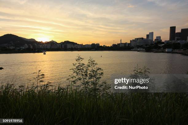 Rio de Janeiro, Brazil, January 31, 2019: In Rio de Janeiro, weather and temperature are monitored by INMET - Instituto Nacional de Meteorologia for...