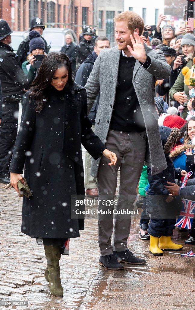 The Duke And Duchess Of Sussex Visit Bristol