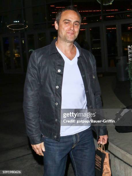 Stuart Townsend is seen on February 01, 2019 in Los Angeles, California.