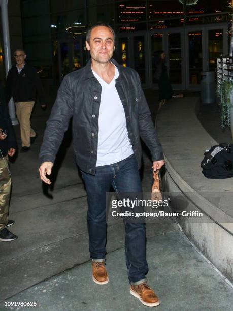 Stuart Townsend is seen on February 01, 2019 in Los Angeles, California.