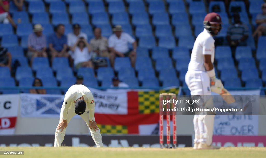 West Indies v England - Day Two