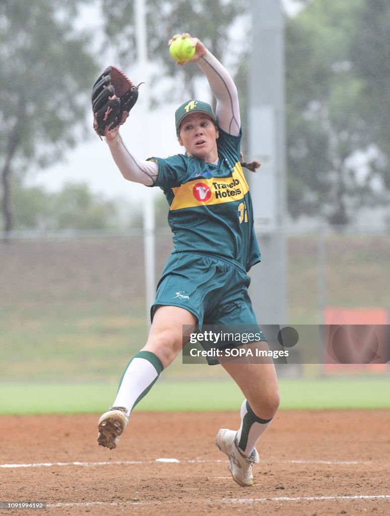 Kaia Parnaby of Travelodge Aussie Spirit seen in action...