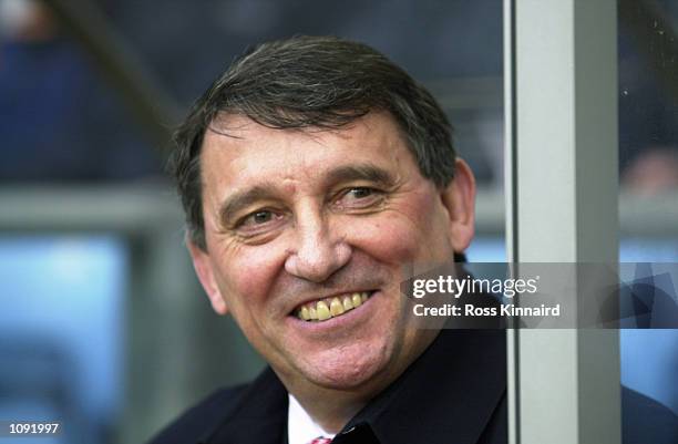 Portrait of Aston Villa manager Graham Taylor during the FA Barclaycard Premiership match against Chelsea played at Villa Park, in Birmingham,...