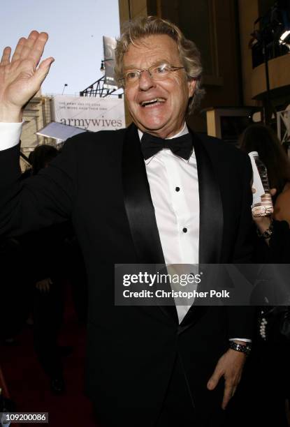 Jerry Springer during 34th Annual Daytime Emmy Awards - Red Carpet at Kodak Theatre in Hollywood, California, United States.