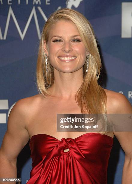 Presenter Ali Larter in the press room at the 59th Primetime EMMY Awards at The Shrine Auditorium on September 16, 2007 in Los Angeles, California.