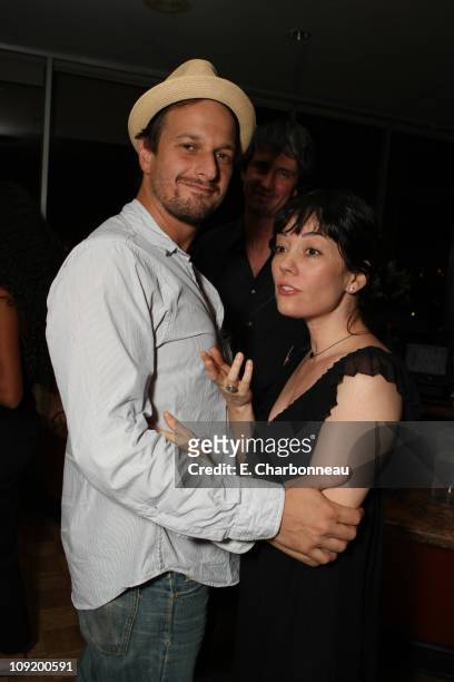 Josh Charles and Natasha Gregson Wagner at Donovan Leitch's 40th Birthday Party hosted by Hpnotiq held at The Muholland Tennis Club on August 16,...