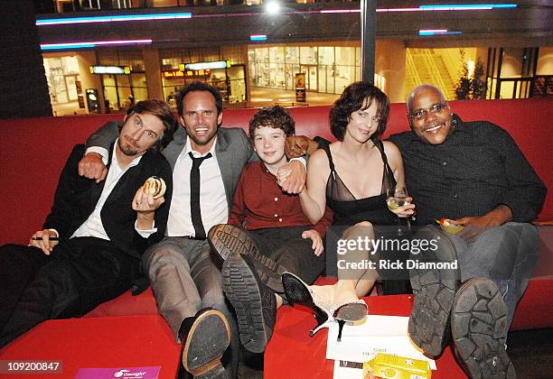 Actor/Writer/Director, Ray McKinnon, Actor Walton Goggins, Actor Sam Frihart, Actress Lisa Blount and Actor Bill Nunn at the after party for Randy...