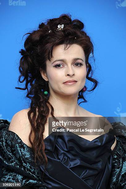 Actress Helena Bonham Carter attends the 'The King's Speech' Photocall during day seven of the 61st Berlin International Film Festival at the Grand...