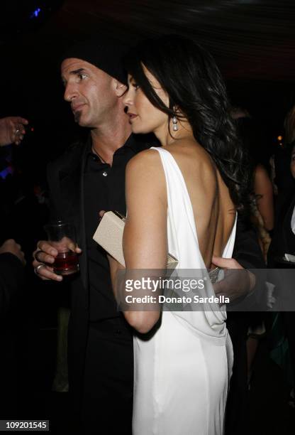 Stephen Kay and Teri Hatcher during In Style and Warner Bros. 2007 Golden Globe After Party - Inside at Beverly Hilton Hotel in Beverly Hills,...