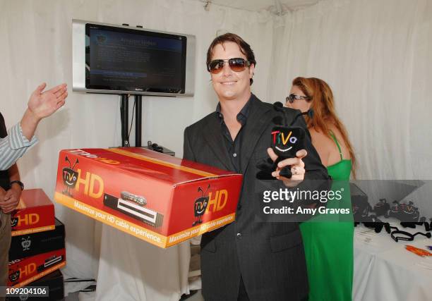 Actor Jeremy London attends Melanie Segal's Annual Platinum Emmy Lounge presented by Sheer Cover Day 2 at the Luxe Hotel on September 14, 2007 in...