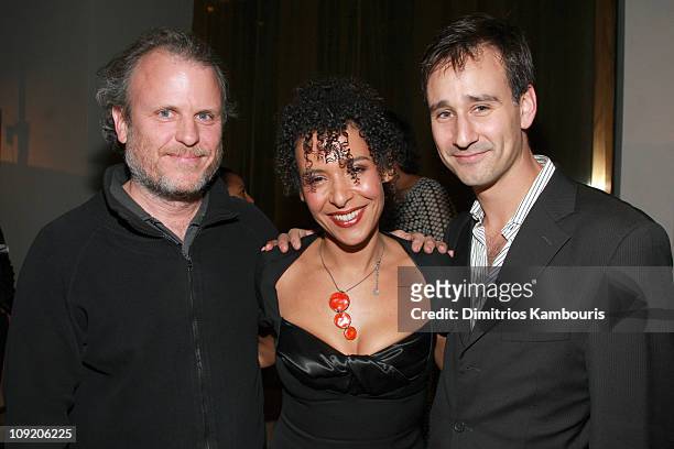 Daniel Power, Mariane Pearl and Craig Cohen attend the Glamour celebration of Mariane Pearl's new book In Search of Hope: The Global Diaries of...