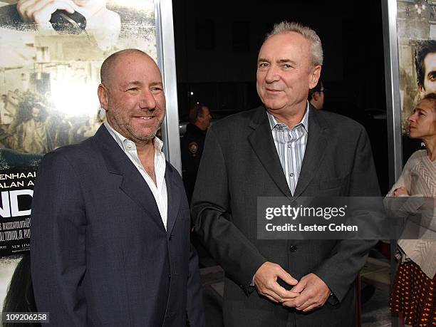 Producer Steve Golin and New Line's Rolf Mittweg arrive to the premiere of "Rendition" at the Academy of Motion Pictures Arts and Sciences on October...