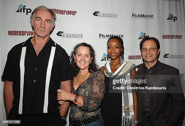 Director John Sayles, Producer Maggie Renzi, Yaya DaCosta and Emerging Pictures CEO Ian Deutchman attend IFP's 2007 Independent Film Week with U.S....