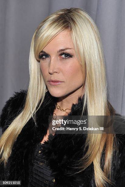Socialite Tinsley Mortimer attends the Marchesa Fall 2011 presentation during Mercedes-Benz Fashion Week at Center 548 on February 16, 2011 in New...