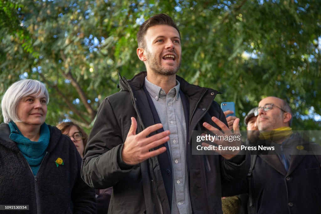 CUP Demonstration In Barcelona