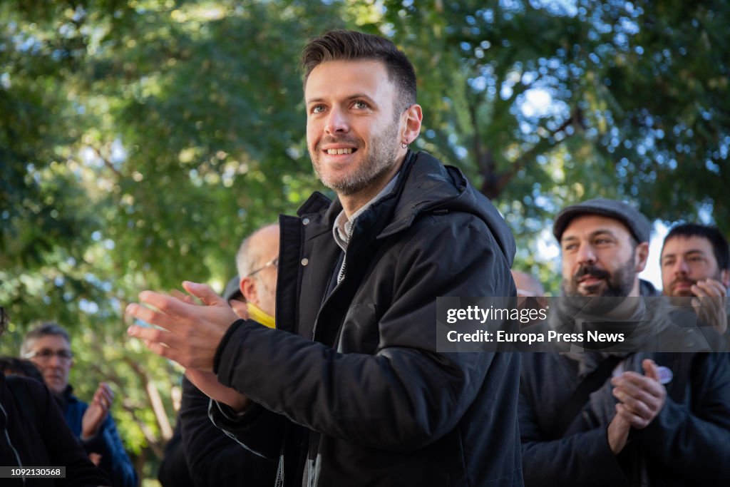 CUP Demonstration In Barcelona