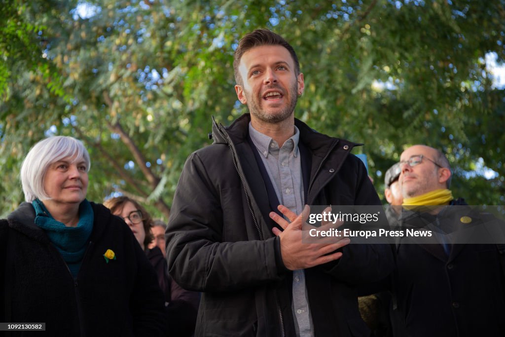 CUP Demonstration In Barcelona