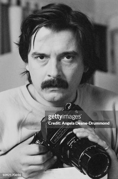 English fashion and portrait photographer David Bailey at Vogue's photo studios, which were closing down, Hanover Square, London, UK, 17th June 19675.