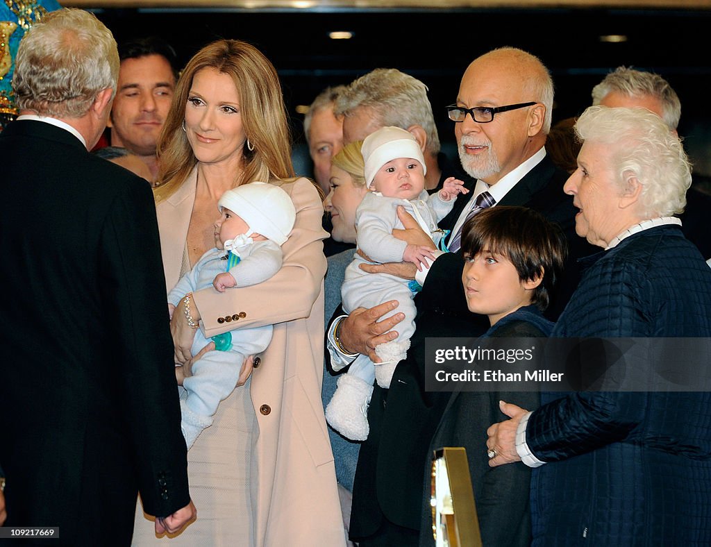 Celine Dion Arrives At Caesars Palace In Preparation For New Show