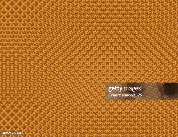 chinese oriental traditional seamless pattern background - chinese cloud pattern stock illustrations