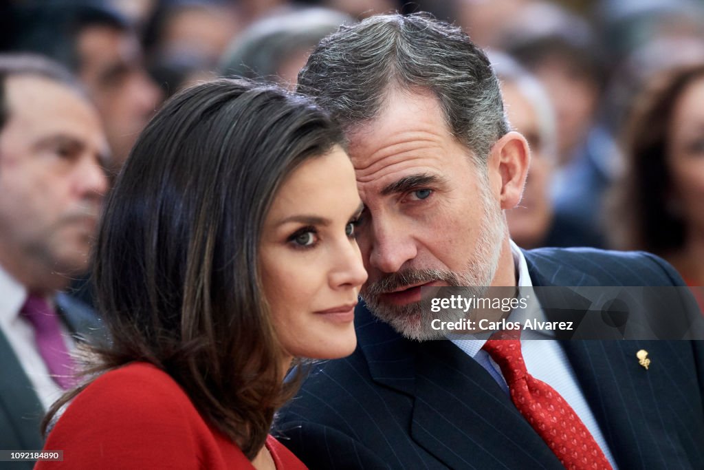 Spanish Royals Attend 'Premios Nacionales Del Deporte 2017'