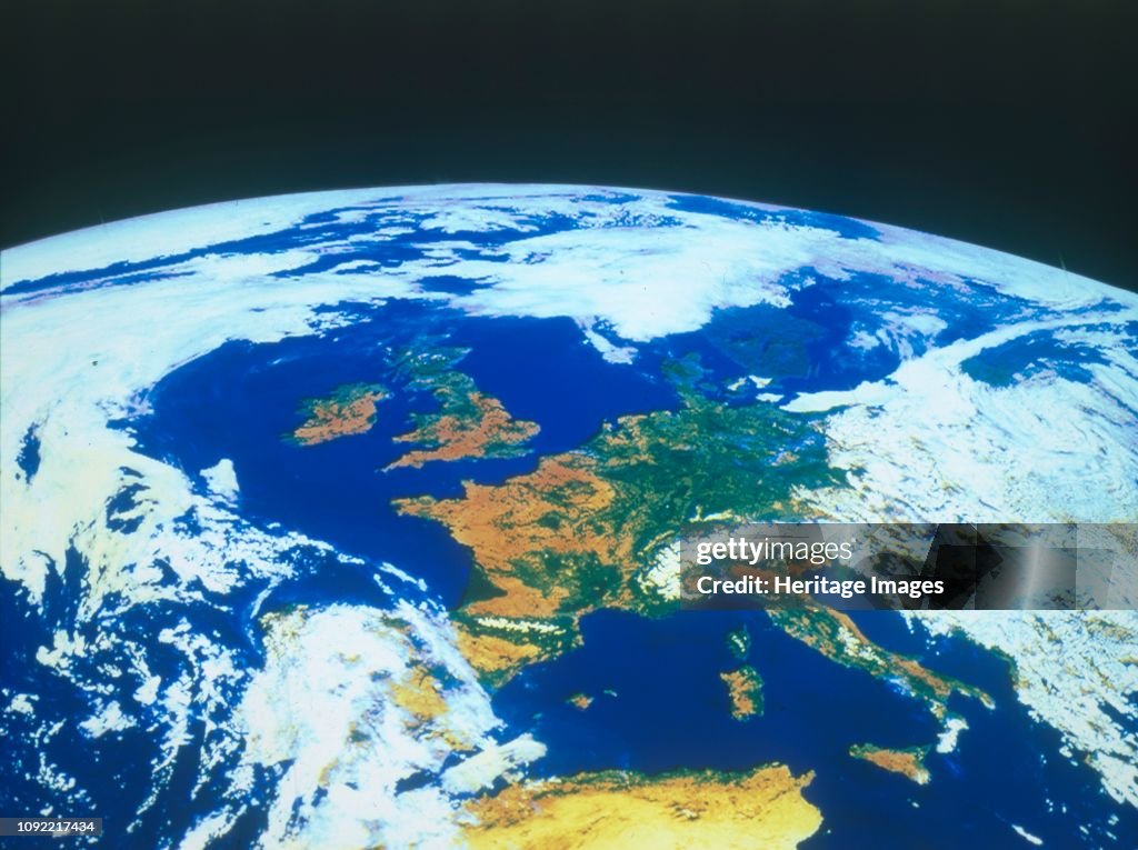 Earth From Space - Europe Seen From A Satellite