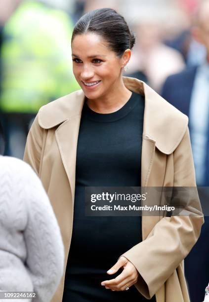 Meghan, Duchess of Sussex visits Smart Works on January 10, 2019 in London, England. Kensington Palace announced today that The Duchess of Sussex has...